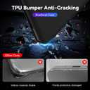 BlueSwan Anti-Cracking Hard Shell Case Compatible with MacBook Pro 14-inch M5 2026 2025-2021 Release M4 M3 M2 M1 Pro/Max Chip, Anti-Fingerprint Soft TPU Bumper, Frosted Black