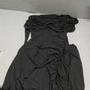 Memoriesea Women's Sexy One Shoulder High Split Cocktail Wedding Party Maxi Dress Size S