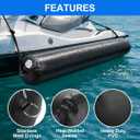 Inflatable Boat Fenders for Docking Heavy Duty Boat Bumpers 10"x27.5"/24" x 5'/18" x 10' Dock Fenders for Pontoon, Fishing Boat, Yacht, Dia 24” x L 5' 1 PACK