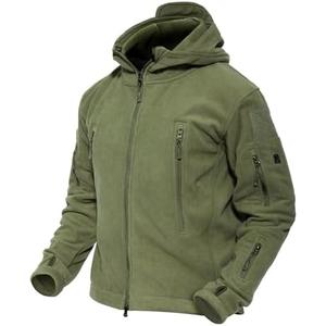 MAGCOMSEN Men's Military Tactical Jacket Warm Fleece Hoodies Sport Outdoor Winter Coats Windbreaker 11