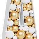 3FT Large Marquee Letters Mosaic Balloon Frame Pre-cut Foam Board Marquee Light Up Letters A for Birthday Party Decorations,Wedding,Baby Shower DIY Party Supplies (Letter A)