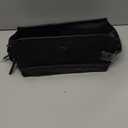 Mens Leather Toiletry Bag  Travel Dopp Kit, Shaving Bag, Grooming & Hygiene Organizer, Leather Toiletry Bag for Men, Gift for Him (Midnight Black)