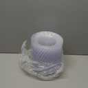 U-QE 100 Pieces Clear Plastic Plates-6 Inch Plastic Dessert Plates Disposable - Washable & Reusable - Premium Hard Clear Plates Fancy Disposable Heavy Duty Plastic Plates for Party, Weddings and Events