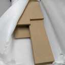 Weysat 1 Set Board and Batten Wall Panel Wainscoting Panel 94.5 X 38.6 Inch