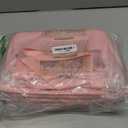 Buryeah 9 Pcs Translucent Make up Bag Toiletry Organizer for Women Men Waterproof Portable Cosmetic Travel Bag with Hanging Handles Travel Storage Carry Pouch Gifts for Bridesmaid (Pink)