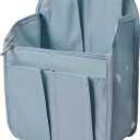 Vercord Backpack Organizer Insert Liner Hanging Travel Bag in Bag with Many Pockets (Large, Light Blue)