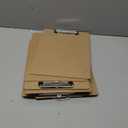 Amazon Basics Hardboard Office Clipboard, Low-Profile, Letter Size, 9" x 12.5", Brown, 6-Pack