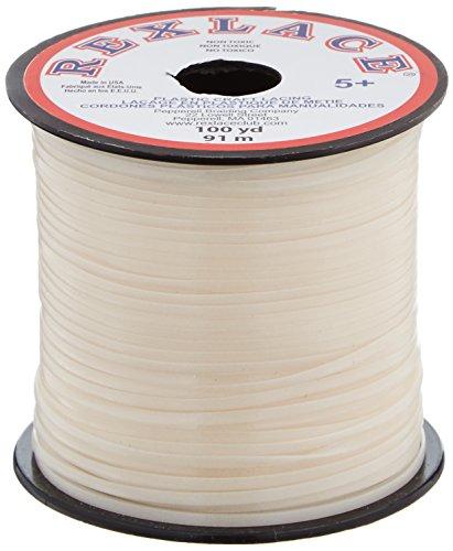 Pepperell Rexlace Plastic Craft Lace, 3/32-Inch Wide, Nite Glow (RX100-31)