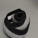 Diamond Leather Steering Wheel Cover with Bling Bling Crystal Rhinestones, Large-Size of 15 1/2 inches-16 inches Black