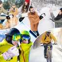 3 Pairs Winter Ski Snow Gloves Men Women Waterproof Touchscreen Snowboarding Gloves Warm Winter Snowmobile Glove