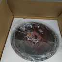 Dimmable Crystal Flush Mount Ceiling Light,LED 5CCT 2700K-6000K,BK,36W,15″