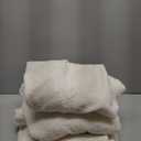 Couch Cushion Covers for Sectional Sofa, Stretch Soft Sofa Slipcovers Washable Wear-Resistant Universal Furniture Protector for Living Room(3 Seaters Covers+1 Chaise Cover, Ivory)