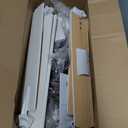 EasyNice 52 Inch White Ceiling Fan with Light and Remote Control,Dimmable 3 Color Temperatures LED Ceiling Fan,6 Speeds Reversible DC Motor,5 Blades Modern Ceiling Fans for Indoor or Covered Outdoor