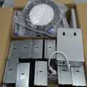 VOLISUN 12 Pack 6 inch Recessed Lighting, 5CCT LED Recessed Light Black, 2700K-5000K Selectable, 13W Eqv 120W, 1080LM Dimmable Canless Wafer Downlight, LED Ceiling Light ETL Certificated