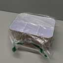 BYUNER Shower Caddy Portable for College: Devided Bathroom Caddy Shower Basket for Dorm with Handle, Plastic Bathroom Counter Organizer Storage Tote Bin for Dorm,Kitchen,Cabinet, Wood Grain