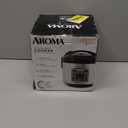 AROMA Digital Rice Cooker, 4-Cup (Uncooked) / 8-Cup (Cooked), Steamer, Grain Cooker, Multicooker, 2 Qt, Stainless Steel Exterior, ARC-914SBD