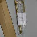 VAEHOLD Adhesive Paper Towel Holder Under Cabinet Wall Mount for Kitchen Paper Towel, Paper Towel Roll Holder Stick to Wall, Stainless Steel (Gold)