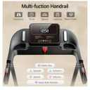 CURSOR FITNESS 16% Incline Treadmills for Home Small with 3 LED Displays
400LBS Capacity Foldable Walking Pad Treadmill with Low Noise 3.0HP Motor, Portable Treadmill 0.6-7.0MPH