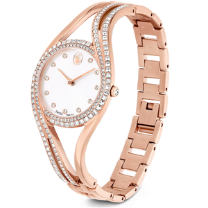 Hyperbola bangle watch
Swiss Made, Metal bracelet, Rose gold tone, Rose gold-tone finish