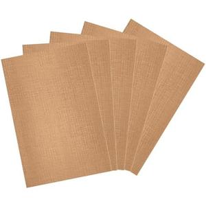 salbsever Clay Mat 5 Pack Non Skid Mat Nonstick Heat-Resistant Polymer Clay Craft Mat for DIY Crafts Projects, Clay Pottery, Bake Clay Tool Oven, 11.8 x 7.9 Inches, Copper,Pack Of 2