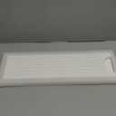 MAGKOTA Stone Faucet Mat for Kitchen Sink - Quick Dry Diatomite Sink Splash Guard, Prevents Moisture Buildup & Water Stains, Water Absorbing Stone Tray for Bathroom Countertop (White, 30" x 4")