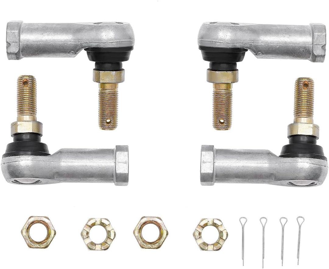 Gledewen Tie Rod End Kit, Compatible with 1997-2017 Honda Foreman 400/450 / 500, 2001-2017 Honda Foreman Rubicon 500, Two Sets Ball Joint, ATV Accessories