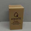 AQUAFIT 1 Gallon Water Bottle with Time Marker - Straw & Chug Lid - BPA Free Gym Water Bottle with Straw - Big Gallon Jug (Frosty, 128 oz - 2 Lids)