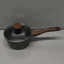 SENSARTE Nonstick Saucepan with Lid, 1.5 Quarts Small Pot with Swiss Granite Coating, Stay-cool Handle, Multipurpose Handy Sauce Pot Small Kitchen Cooking Pot, Induction Comptable, PFOA Free