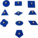 DANNI Family Version Baby Shape Cognition Toy Montessori Wood Geometric Insets Set/10 Early Childhood Education Preschool Training Kids Toys