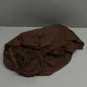 Oval Brown Fitted Tablecloth with Elastic 42x60 inch for Oval Tables Washable Stretchy Spandex Fabric Table Cover Cloth Not Vinyl Table Protector