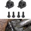 928-344 Front Sway Bar Bushings For Cadillac Chevy GMC Vehicle Escalade Avalanche Express Silverado Tahoe Suburban Savana Yukon Replace 1985-2007 Replace #K6408 28mm(Black)