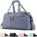 Weekender Duffel Bag with Shoe Compartment And Wet Pocket-Luggage Everyday Overnight Bag for Men and Women Travel-Carry On Gym Bag