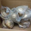 Sziqiqi Gold Metal Urn Compote Vase, Flower Weddings Centerpieces, 10Pcs
