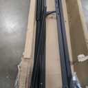 Bed Frame With 6 Legs On Glides , Queen, Black