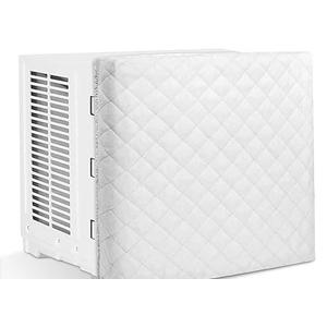 Window Air Conditioner Cover Indoor Outdoor Adjustable Waterproof Window Ac Cover Outdoor with Drawstring for Winter, White  (35in x 15in)