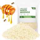 YASNAY White Beeswax Pellets 2LB, 100% Organic Beeswax, Beeswax for Candle Making, Body, Skin Care DIY, Lip Balm and Soap Making Supplies (white 2lb)