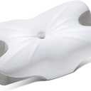 Cervical Neck Pillow for Pain Relief, Ergonomic Contour Memory Foam Pillow for Neck and Shoulder Support, Orthopedic Cooling Bed Pillow for Side Back Stomach Sleepers