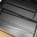 HENGI 2 Pack Adjustable Under Shelf Storage, Heavy Duty Metal Basket Organizer for Kitchen Cupboard Cabinet Pantry Laundry Desk Bookshelf, Black