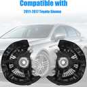 2 PCS Front Left and Right Steering Knuckles Wheel Bearing Hubs Assembly Replacement for 2011-2017 Toyota Sienna 698430, 698431