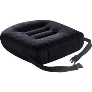 Adult Booster Seat for Car, Short Drivers, Butt Cushion for Office Chairs, Driver Seat Cushion, Seat Cushions for Driving, 17"*17",4"