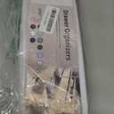 StorageWorks Fabric Storage Bins with Lid, Decorative Storage Boxes for Shelves, Stackable Closet Organizer Basket with Handles, Large, Ivory White, 2-Pack