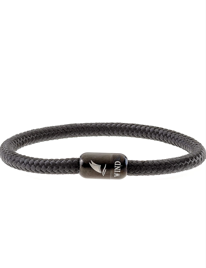 WIND PASSION - Paracord Bracelet for Men & Women | Nautical Bracelet Inspired by Sailor Sea Apparel | Handmade with Braided Rope and Magnetic Clasp | For Men and Women looking for a Sports, Athletic or Surf Style | Waterproof Resistant S