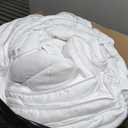 Cozynight Soft Oversized King Size Comforter Duvet Insert-Lightweight Down Alternative Comforter with Corner Tabs-Fluffy Breathable Diamond Stitched (White,110"x98")