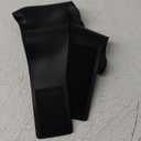 Silicone Chin Strap,V Line Lifting Mask Double Chin Strap,V Shaped Face Mask Jaw Strap,Jaw Exerciser,Black