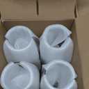 C CREST Wine Glasses Set of 8, 12oz, Lead-free, Clear, Durable Glassware