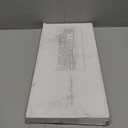 Large Print Backlit Computer Keyboard, 7-Color Backlit Keyboard with Wrist Rest, USB Plug-and-Play, Oversize Letters Keys Easy to See and Type, Wired Light Up Keyboards for Laptop, PC, Gaming