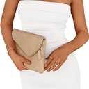 PRETTYGARDEN Summer Dresses for Women 2025 Strapless Off Shoulder Ribbed Knit Bodycon Elegant Classy Trendy Mini Beach Dress (Size M, White)