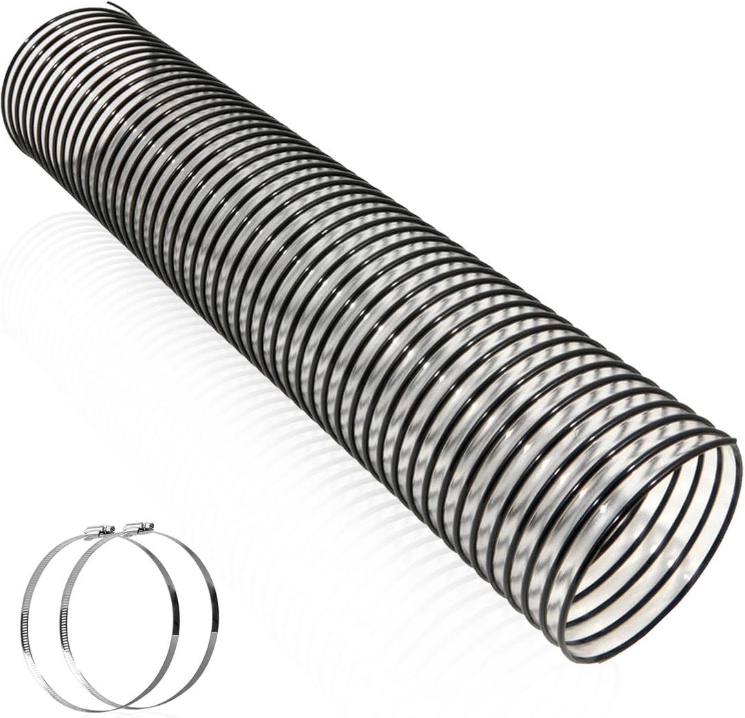 764-05082 Bagger Flex Hose Compatible with Cub Cadet MTD RZT Riding Mower 36" 42" 46" 50" 54", Fits Double/Triple Bagger Lawn Rear Fast Bagger, with 2 Clamps