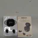 Invisible Mini Sleep Earbuds Wireless Bluetooth, Ultra-Light Comfort Fit Sleep Headphones for Side Sleepers, Unique Tumbler Portable Charging Case, Soft In-Ear Ear Plugs for Sleeping Small Ears Gym (Black)