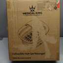 Medical king Foot Spa with Heat and Massage and Jets Includes A Remote Control A Pumice Stone Collapsible Foot Spa Massager with Heat and Massage Bubbles and Vibration